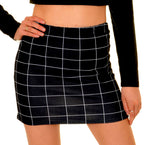 Print Mini Skirt