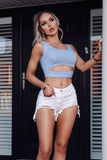 Cut Out Crop Top