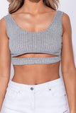 Cut Out Crop Top