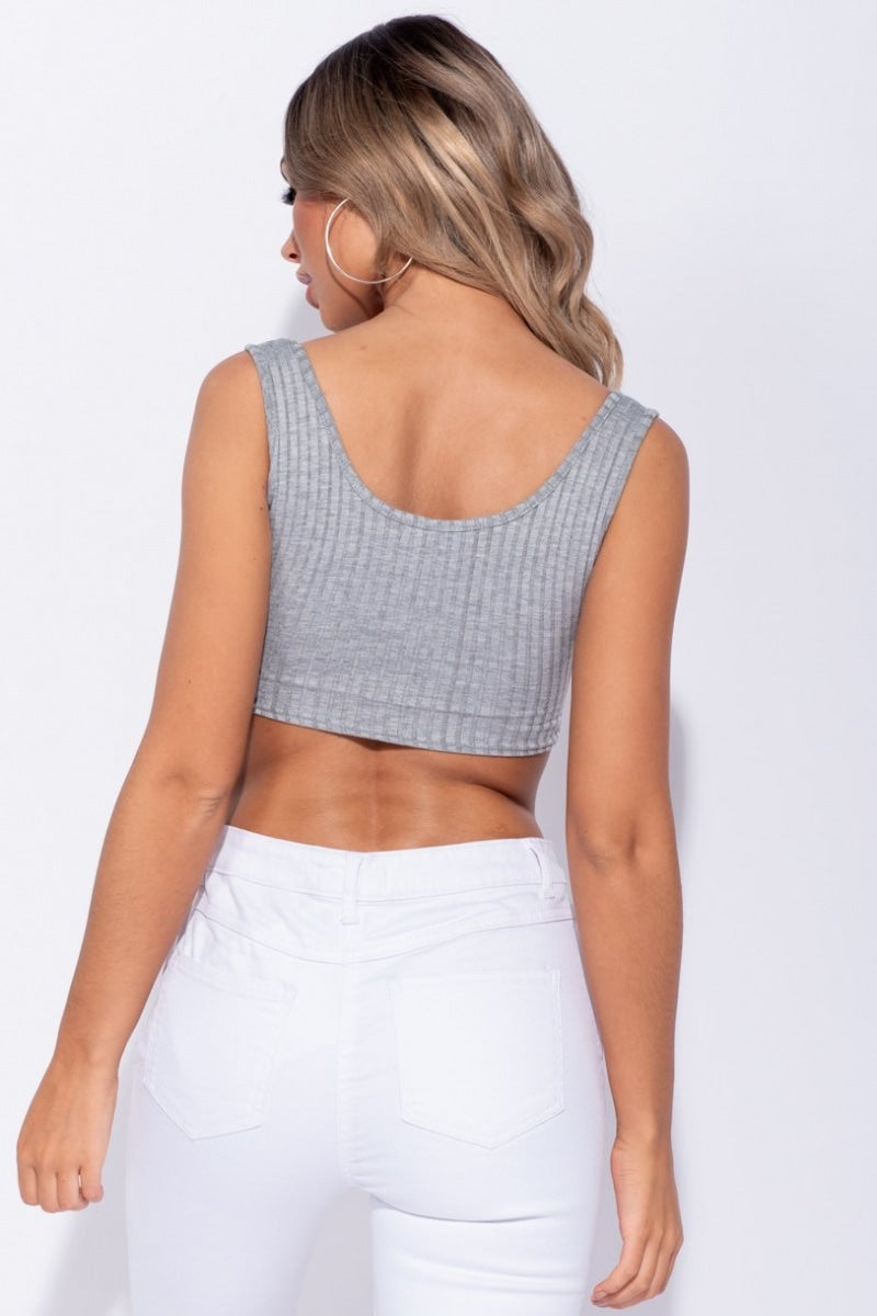 Cut Out Crop Top
