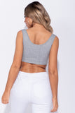 Cut Out Crop Top