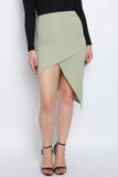 Sage Green Wrap Skirt