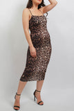 Leopard Cami Midi Dress
